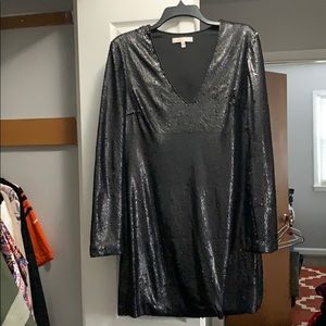 Sequin black dress